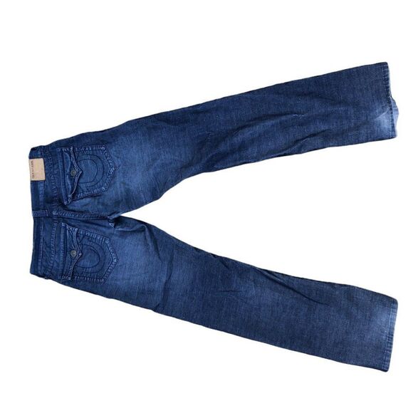 True Religion Jeans Size 32 RICKY Blue Cord - Picture 2 of 10